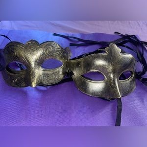Gold masquerade mask